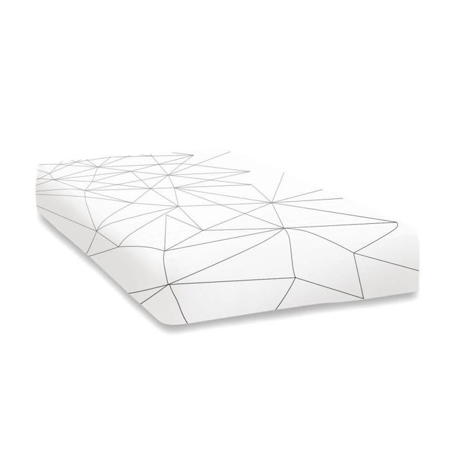 Geometric hoeslaken voor babybed