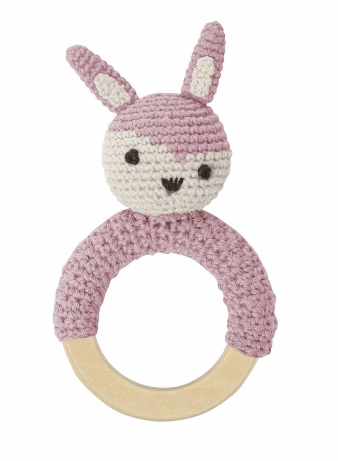 Rattle 'Pink Rabbit'