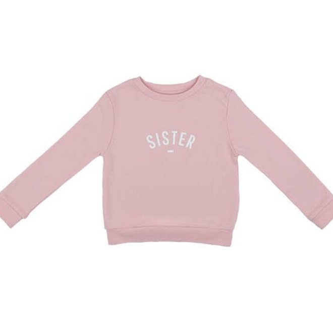 Bob & Blossom - 'SISTER' Sweatshirt - Blush