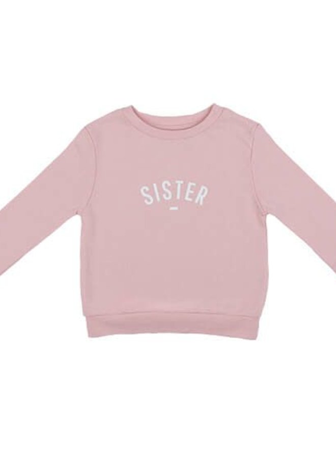 Bob & Blossom - 'SISTER' Sweatshirt - Blush