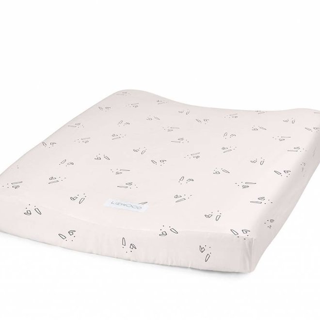 Housse de matelas à langer Duo Pack Lapin & Pois