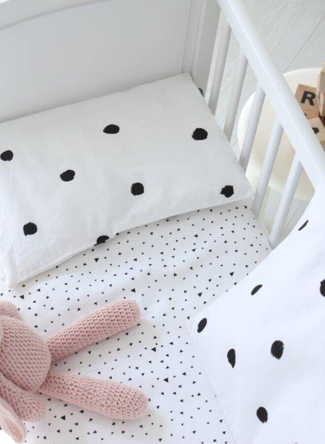 Ooh Noo Ladybird fitted sheet baby bed