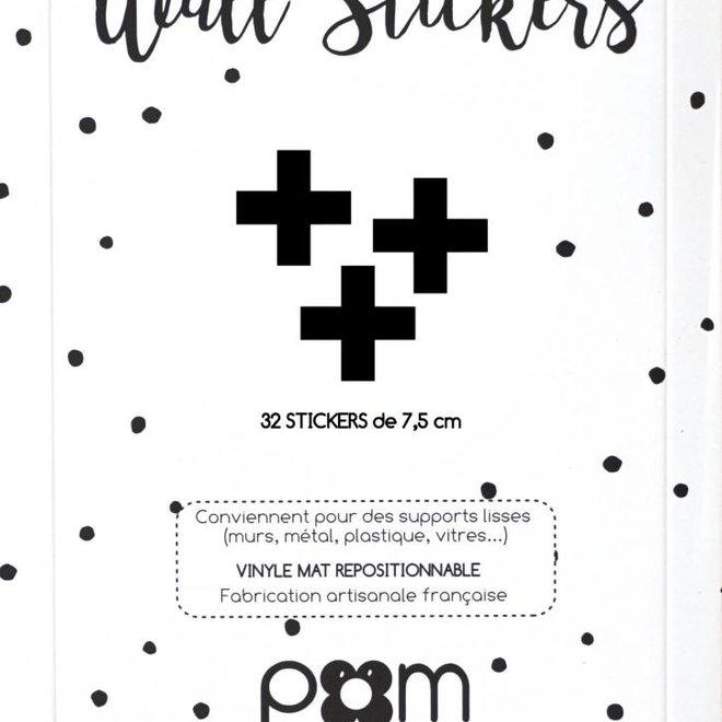 Pom Le Bonhomme - Wall sticker Crosses