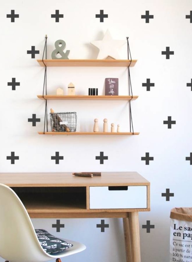 Pom Le Bonhomme - Wall sticker Crosses