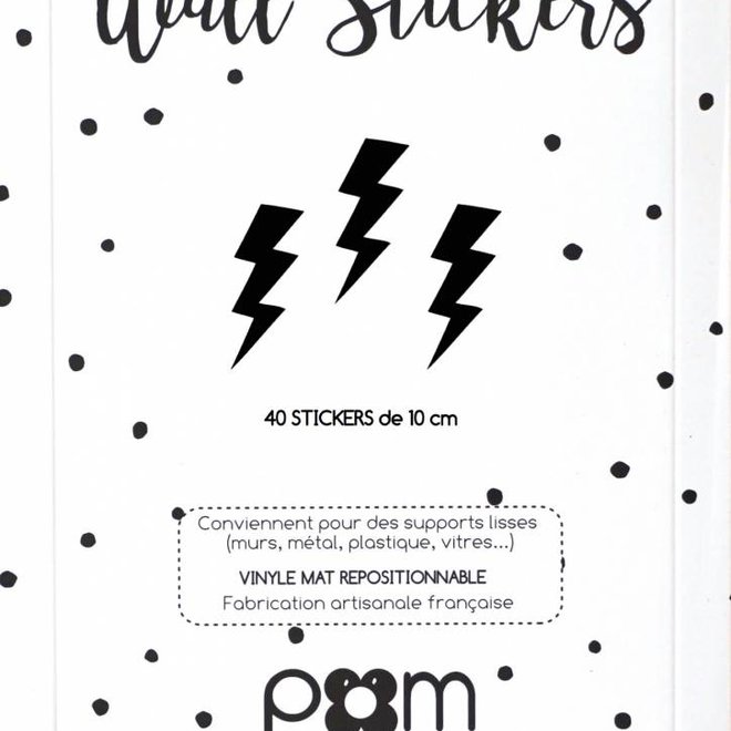Pom Le bonhomme - Sticker mural Foudre