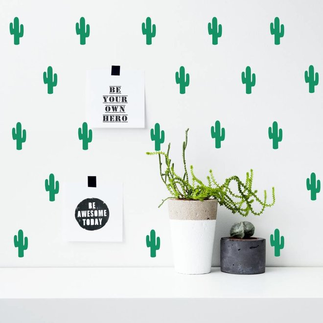 Muursticker Cactus