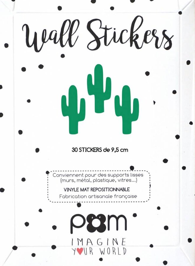 Muursticker Cactus