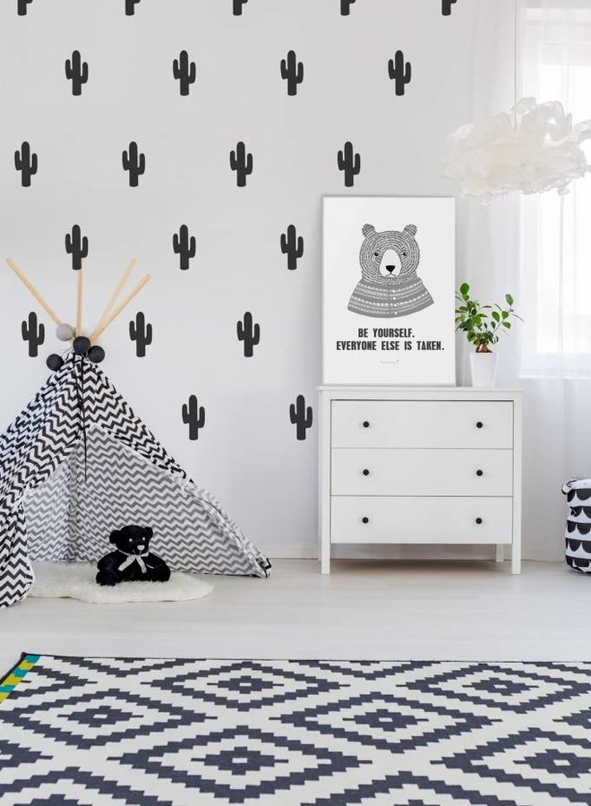 Muursticker Cactus
