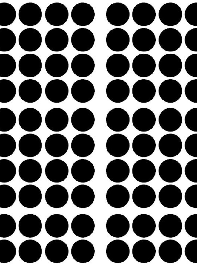 Pom Le Bonhomme -Wall sticker 'Black dots'
