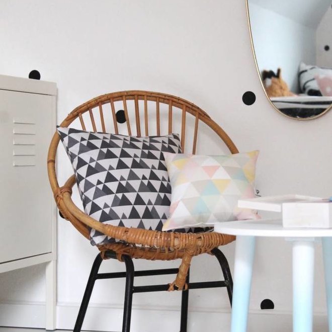 Pom Le Bonhomme -Wall sticker 'Black dots'