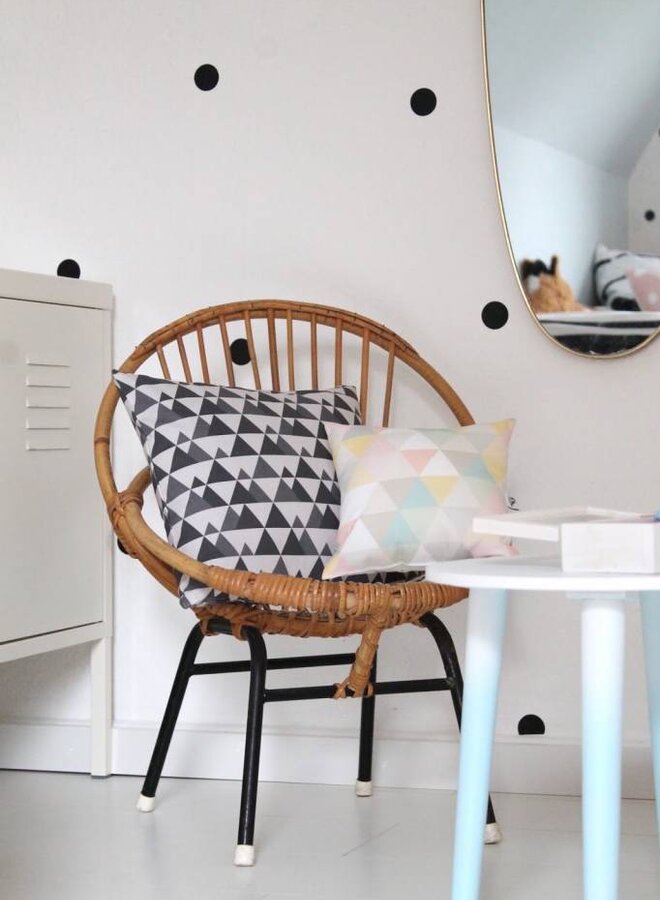 Pom Le Bonhomme -Wall sticker 'Black dots'
