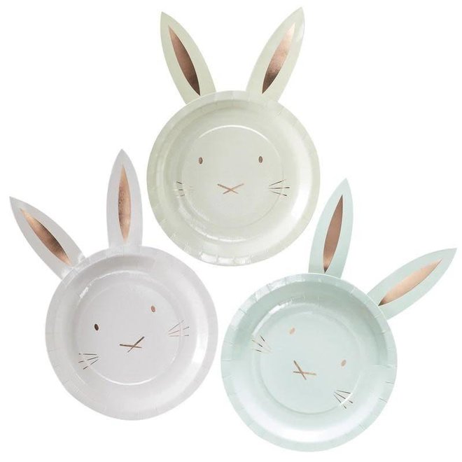 Bunny plate with ears