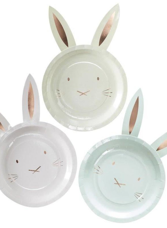 Bunny plate with ears