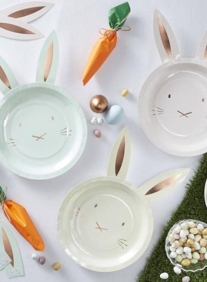 Bunny plate with ears