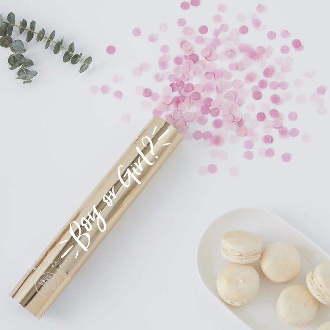 Baby Girl Confetti shooter