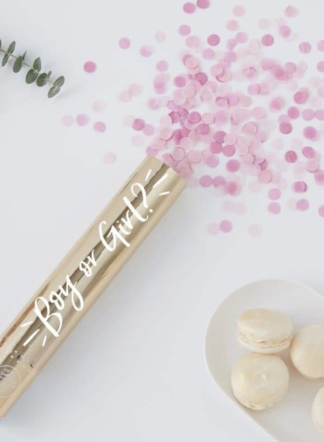 Baby Girl Confetti shooter