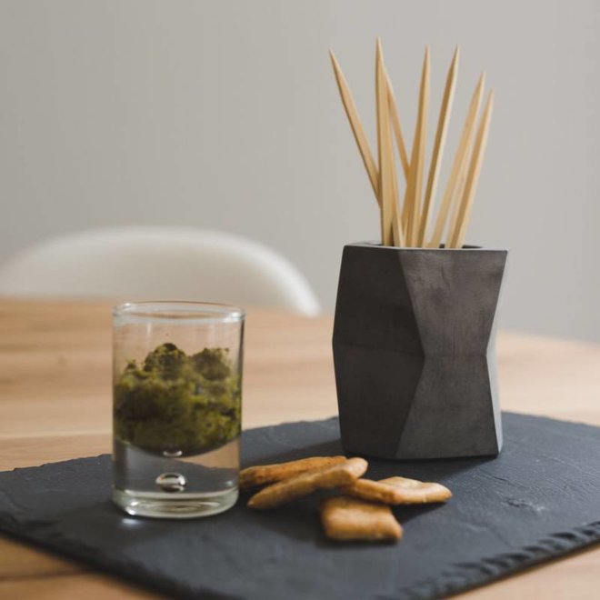 Pennenhouder en vaas  Dark Grey