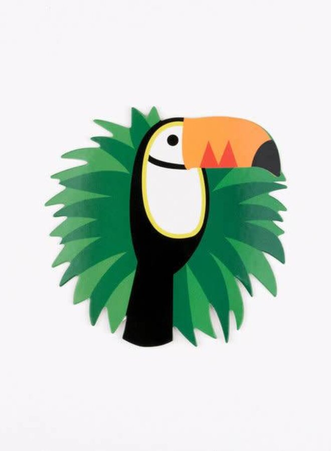 Uitnodiging verjaardagsfeestje - Toekan