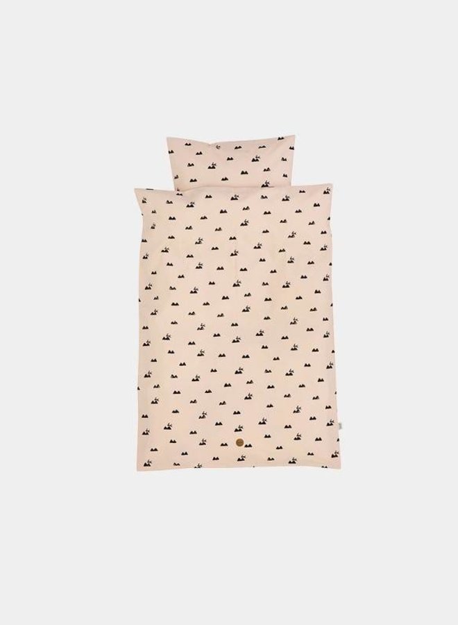Ferm Living - Dekbedovertrek 'Rabbit'