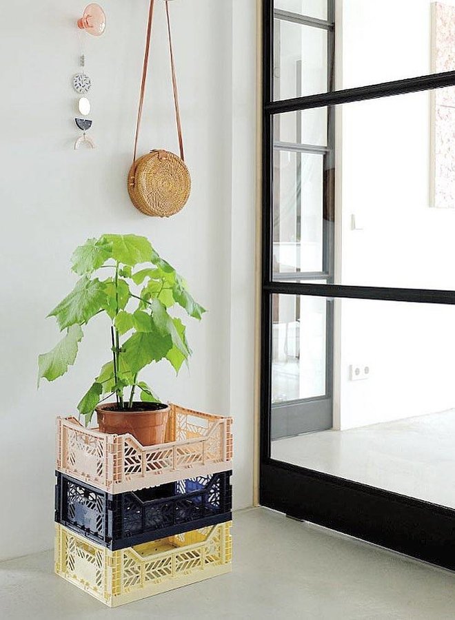Lillemor - Folding Crate 'Navy' - Medium