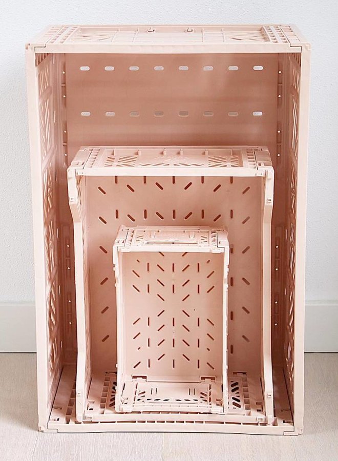 Lillemor - Folding Crate 'Milk Tea' - Mini