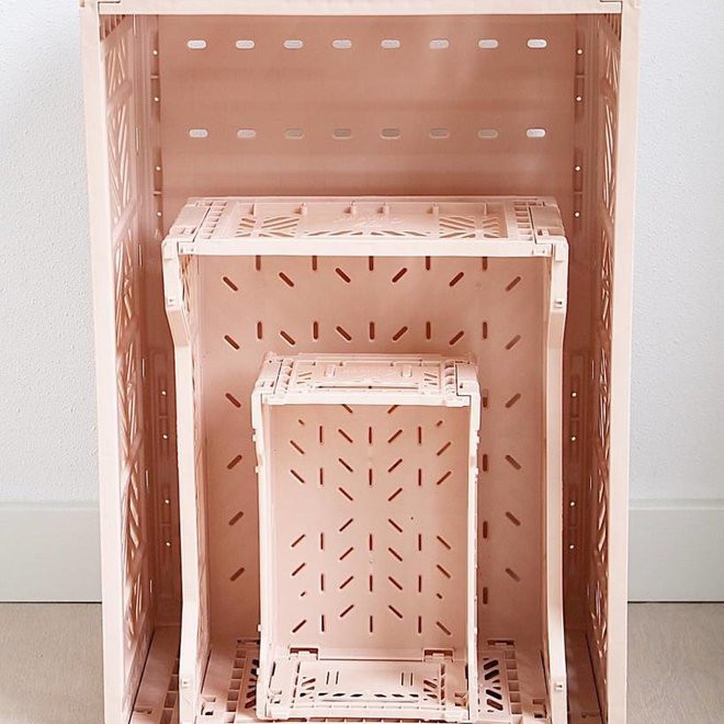 Lillemor - Folding Crate 'Milk Tea' - Medium