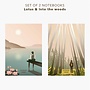 Vissevasse - Notebook set Lotus & into the woods