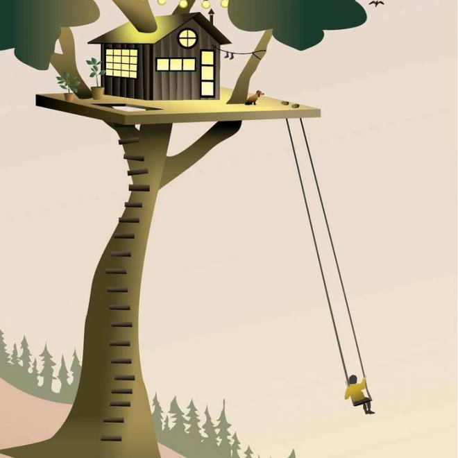 Vissevasse - Poster 'Treehouse'