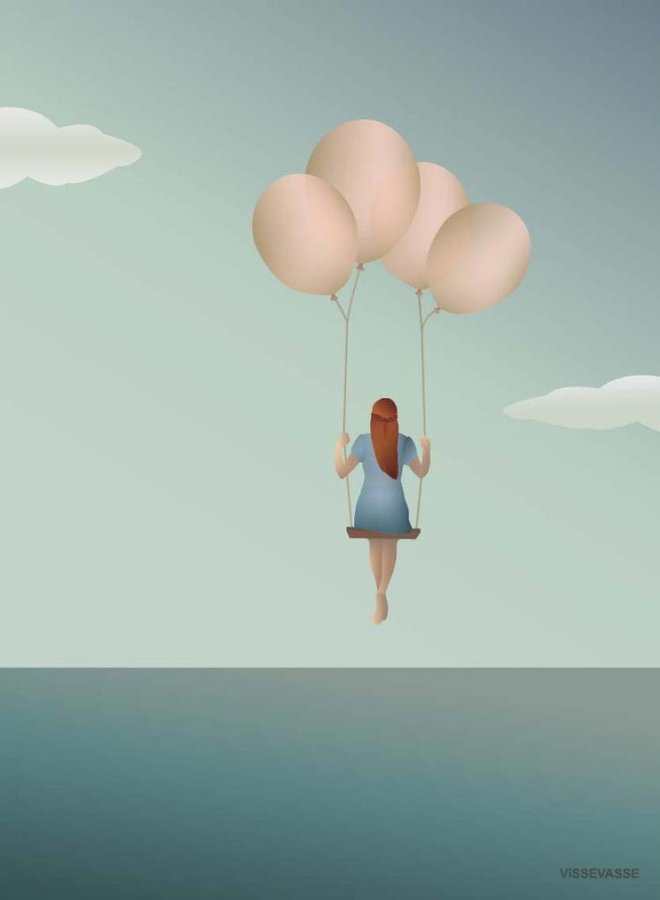 Vissevasse -Poster Balloon dream