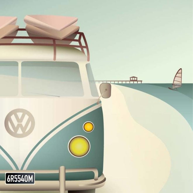 Vissevasse - Poster 'VW Camper'