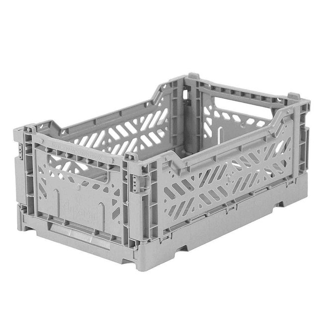 Lillemor - Folding Crate 'Grey' - Mini