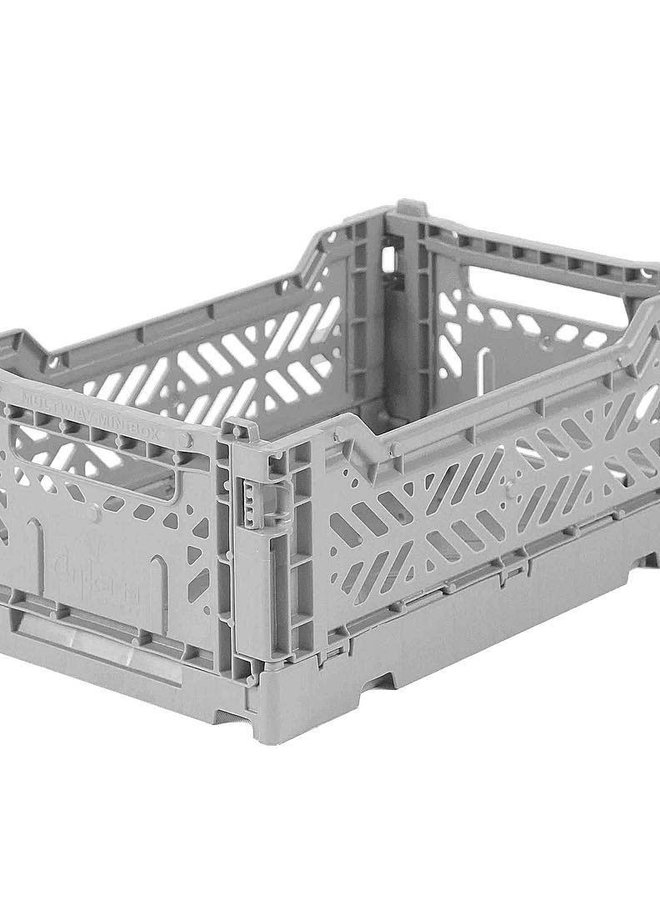 Lillemor - Folding Crate 'Grey' - Mini
