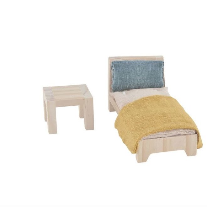 Olli & Ella Doll House 'Single bed' ⭐Hip Hoi Kinderwinkel Hip Hoi
