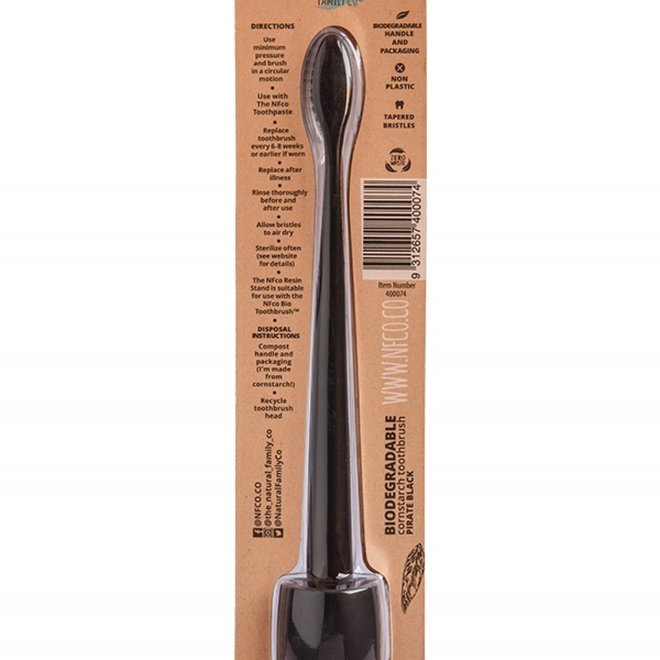 NFCO - Bio Tandenborstel 'Pirate Black'