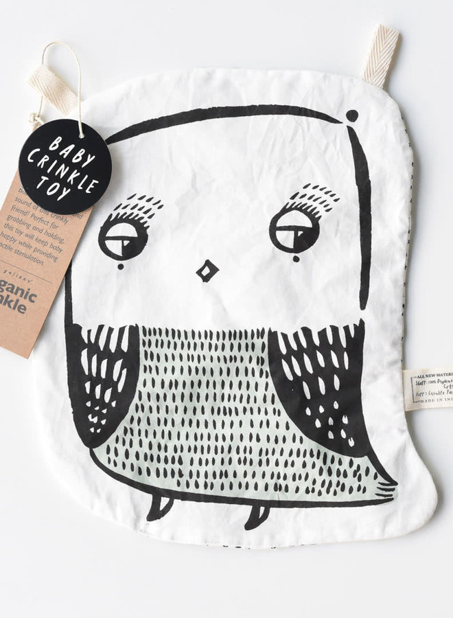 Wee Gallery - Crinkle Toys Owl
