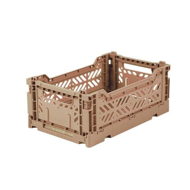 Lillemor - Folding Crate 'Taupe' - Mini