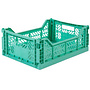 Lillemor - Folding Crate 'Mint' - Medium