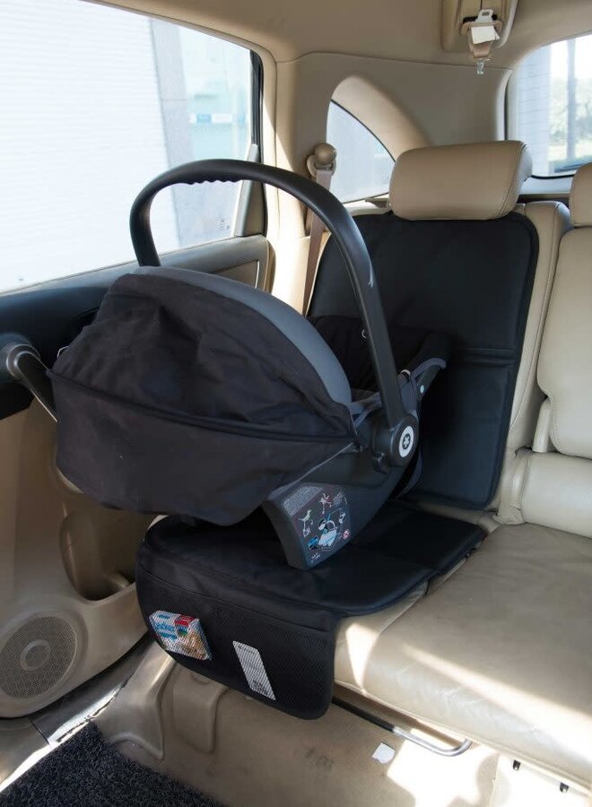 Babydan - Autostoelbeschermer 3-IN-1 Zwart