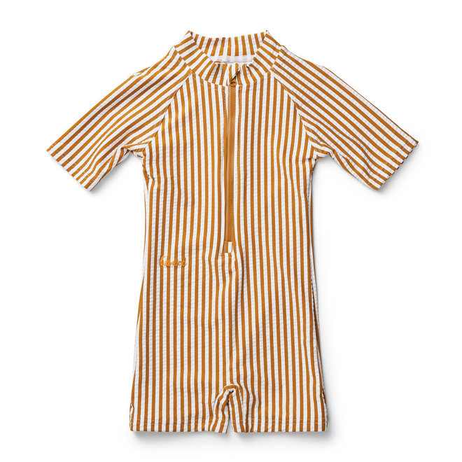 Liewood - Max Swimsuit - Mustard Stripe