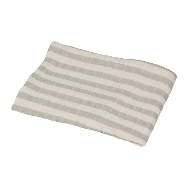 Copy of Quax - Natural - Blanket/towel Stripes M - Abricot
