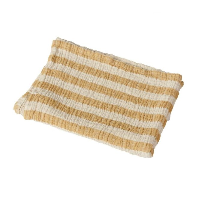 Copy of Quax - Natural - Blanket/towel Stripes M - Grey