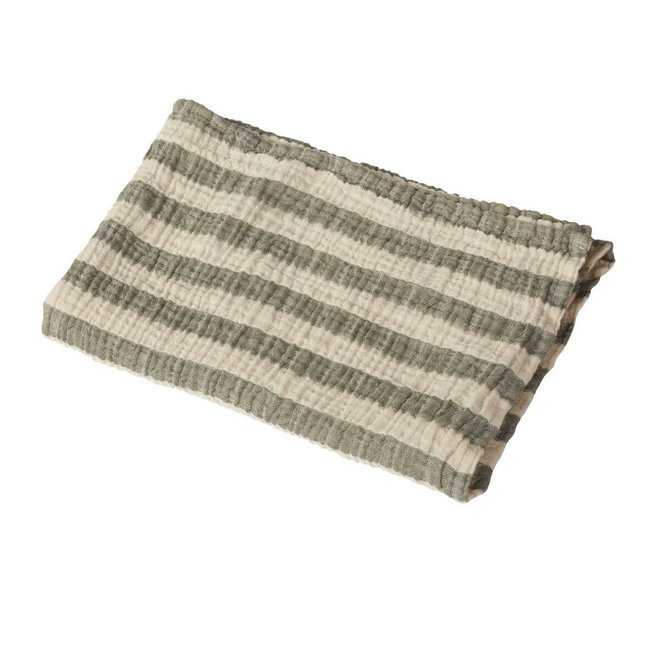 Copy of Quax - Natural - Blanket/towel Stripes M - Saffran