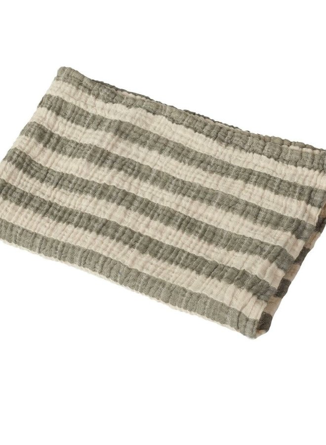 Copy of Quax - Natural - Blanket/towel Stripes M - Saffran