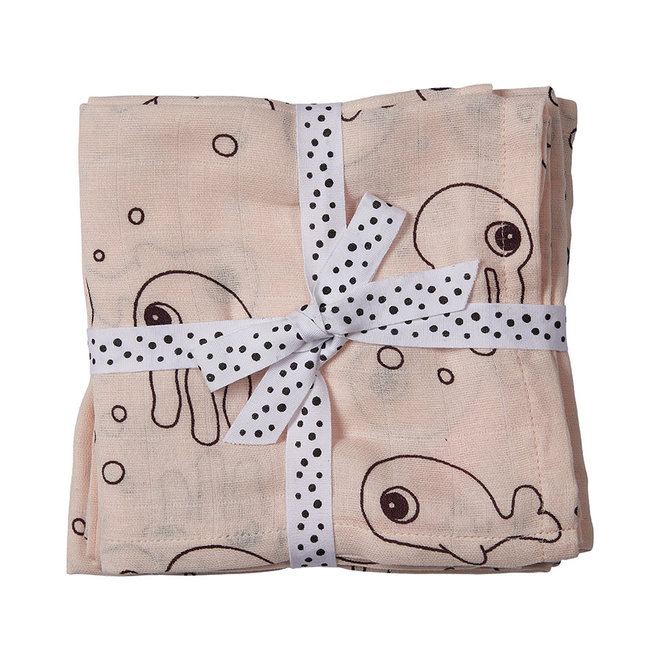 Done By Deer - Cloth Sea Friends - Powder (2-pack)