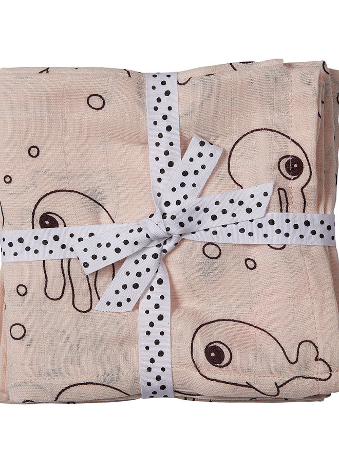 Done By Deer - Cloth Sea Friends - Powder (2-pack)