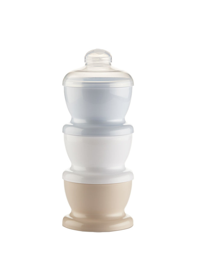 Thermobaby - Melkpoederdozen - Blauw / Wit / Beige