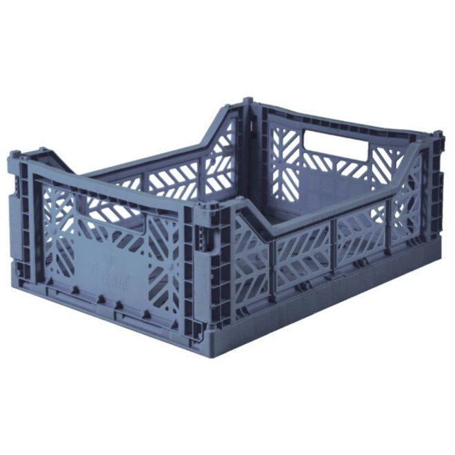 Lillemor - Folding Crate 'Cobalt Blue' - Medium