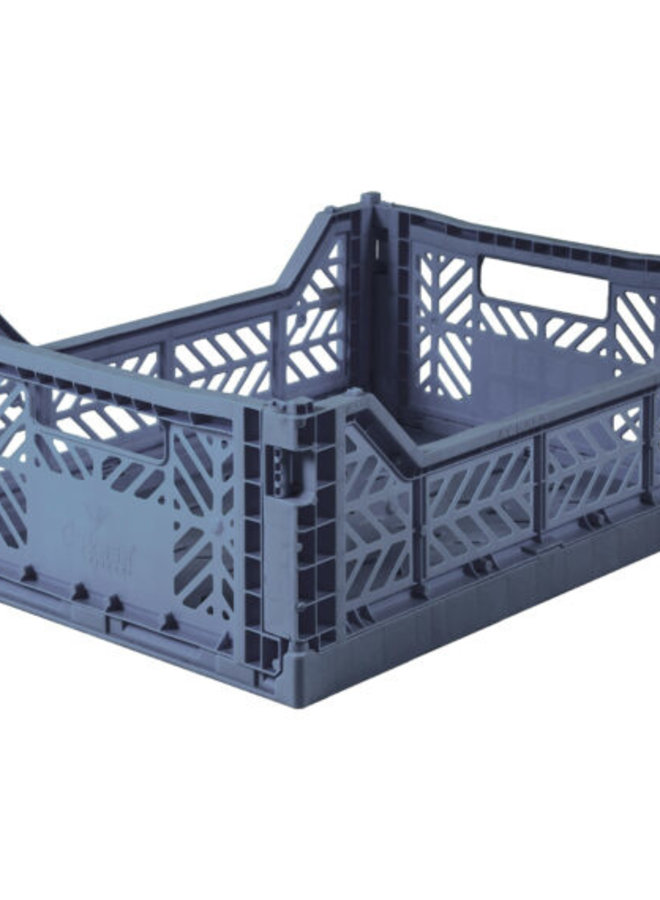 Lillemor - Folding Crate 'Cobalt Blue' - Medium