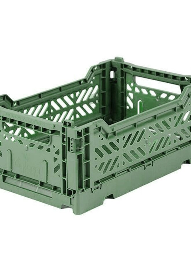 Lillemor - Folding Crate 'Almond Green' - Mini