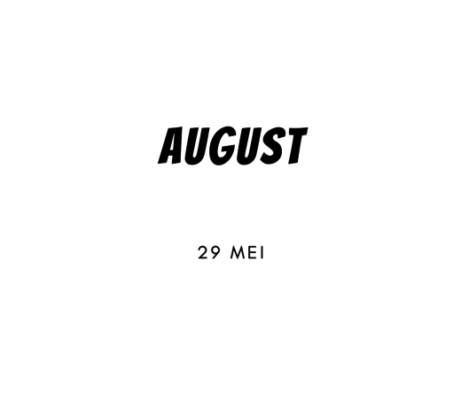 Geboortelijst August